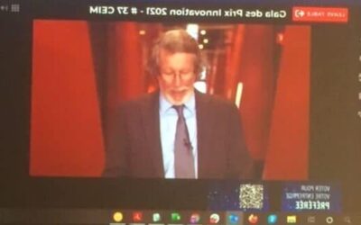 Serge Bourassa se voit décerner le Prix Bernard Landry lors du Gala des Prix Innovation 2021 de l’ ADRIQ