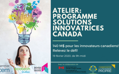 L&rsquo;INNOVATION SOCIALE ET ENVIRONNEMENTALE : Relevez les défis en technologies propres du gouvernement du Canada